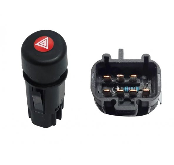 FORD TRANSİT V184 DÖRTLÜ SİNYAL FLAŞÖR DÜĞMESİ 2001-2006 - Resim 2