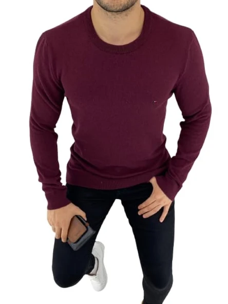 Ce-Ce 3455 Erkek Basic Sıfır Yaka Triko Kazak ürün görseli