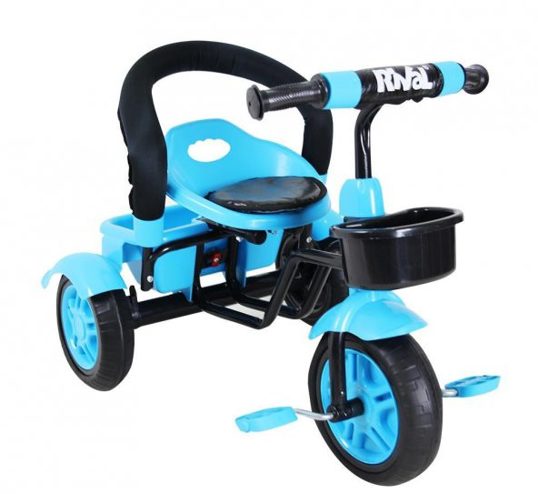 Rival Rv503 Volt 3 Tekerlekli Eva Teker Patlamaz Ses Yapmaz Çocuk Bisikleti Mavi