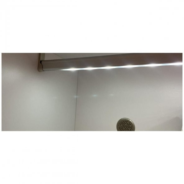 Led Işıklı Sensörlü 80-89 cm Dolap Içi Elbise Askı Borusu Pilli - 6