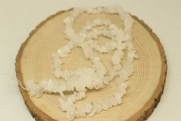 Kristal Kuvars Taşı Buzlu Renk Doğal Küçük Taşlar Dizi ürün görseli