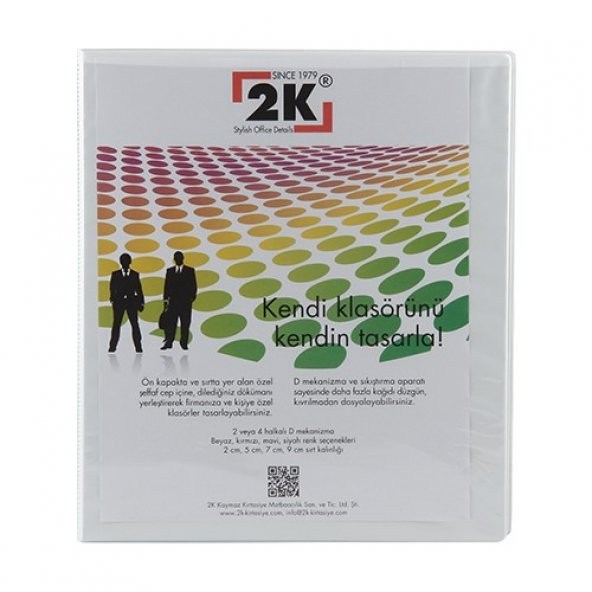 2K 3CM 4 HALKALI FİRMA KLASÖRÜ SİYAH 3-4D - 2