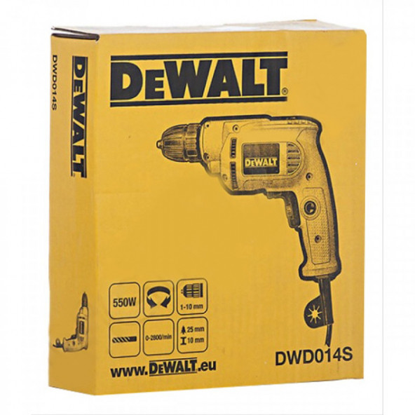 Dewalt Dwd014s 550 W 10 Mm Profesyonel Darbesiz Matkap - 2