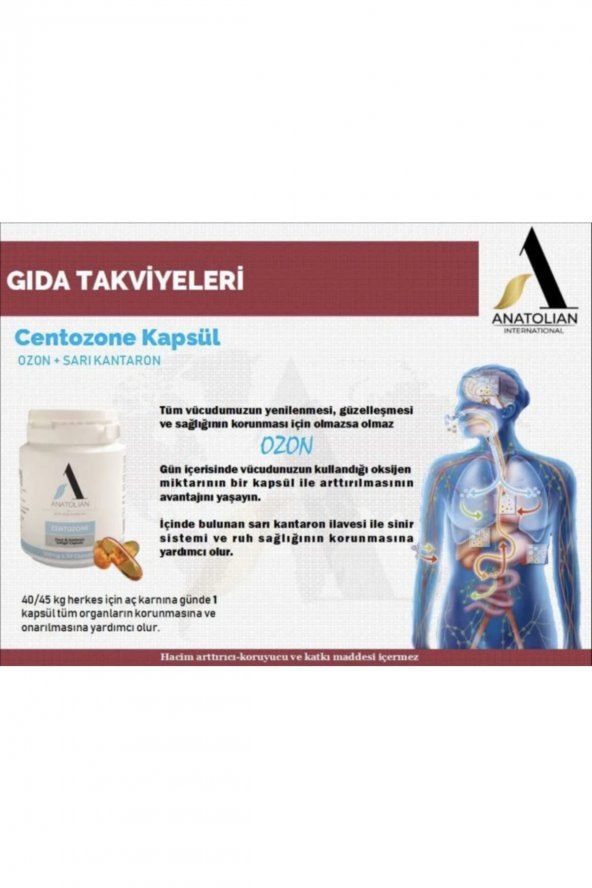 CENTOZONE KAPSÜL - OZON + SARI KANTARON SOFJEL KAPSÜL - 3