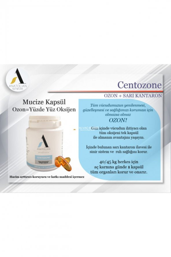 CENTOZONE KAPSÜL - OZON + SARI KANTARON SOFJEL KAPSÜL - 4