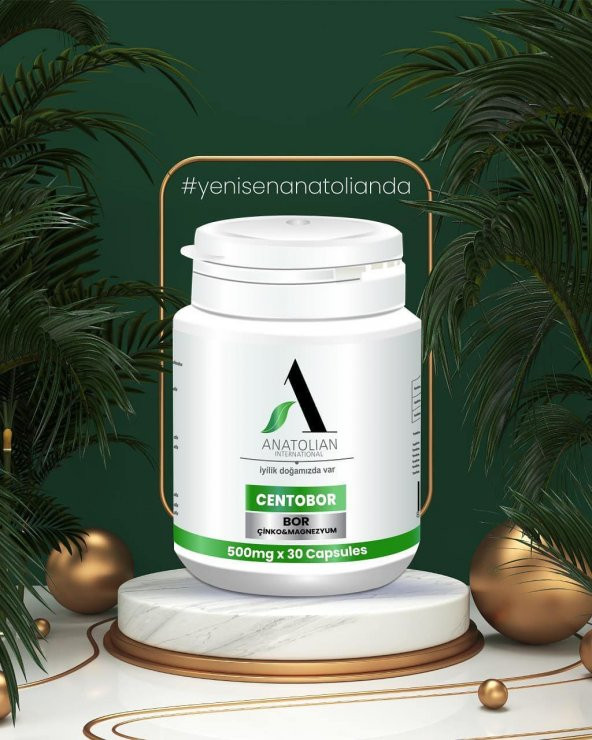 CENTOBOR KAPSÜL-BOR + KALSİYUM + ÇİNKO + MAGNEZYUM KAPSÜL - 3