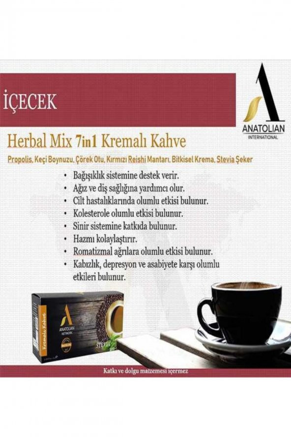 Herbal Mix Coffee 7in1 - KREMALI KAHVE - 3