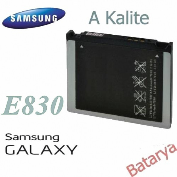 Samsung E830 Batarya E838 Uyumlu Samsung Galaxy SGH-E830 Uyumlu Batarya