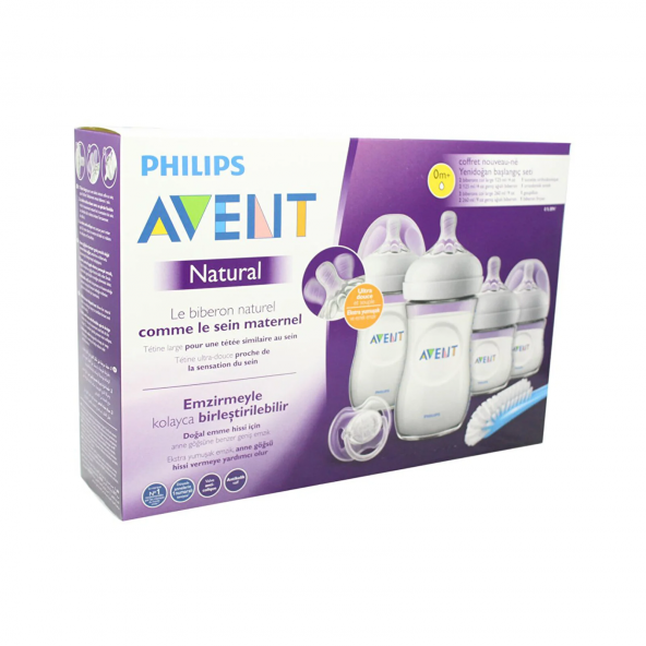 Philips Avent Natural Yenidoğan Biberon Seti - 3