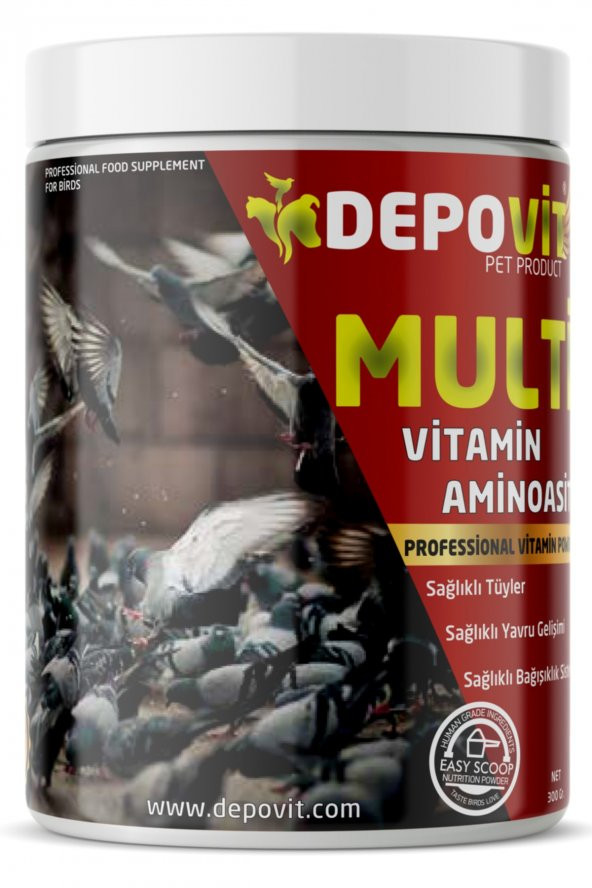 Depovit Multi Vitamin, Mineral ve A.Asit Kombinasyonu 300Gr ürün görseli