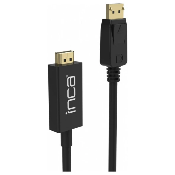 Inca Displayport To HDMI Kablo 1.8 Metre Görüntü Kablosu