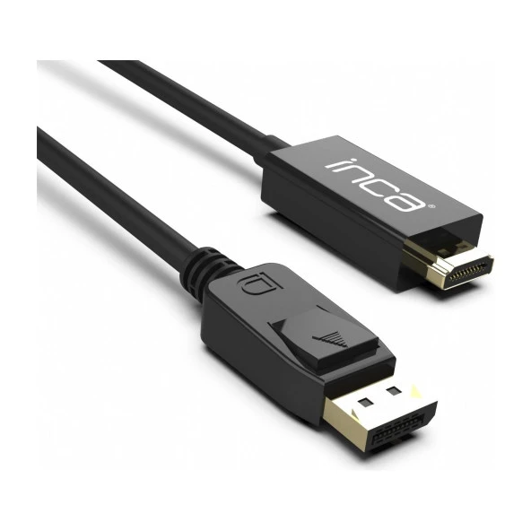 Inca Displayport To HDMI Kablo 1.8 Metre Görüntü Kablosu - 6