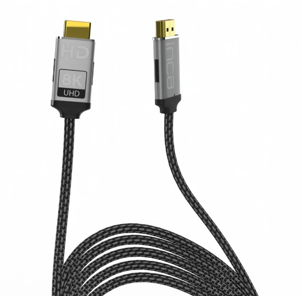 Inca 2.1V 3 Metre HDMI To HDMI Kablo 7680 × 4320 8K HDMI Kablo - Resim 2