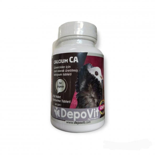 Depovit Calcium Ca (Güvercin Kalsiyum Takviyesi ) 250 Tablet