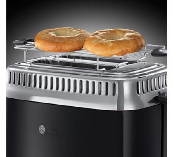 Russell Hobbs 21681-56 Retro Ekmek Kızartma Makinesi Siyah - 4