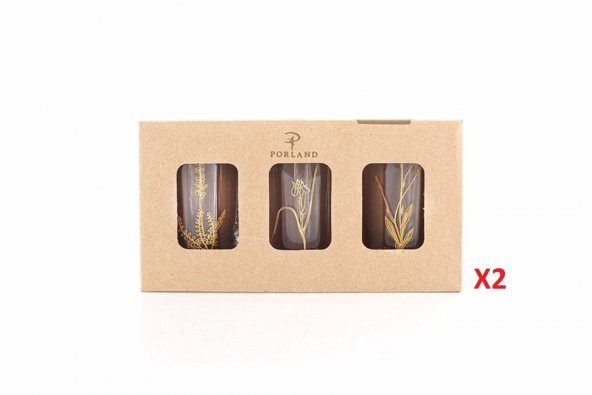 Porland Botanical Mini 3lü Bardak Takımı 100cc 2li 04FIA002500