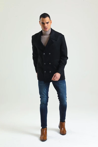 CEKMON Erkek Regular Fit Süet İçi Astarsız İnce Kaban - 9