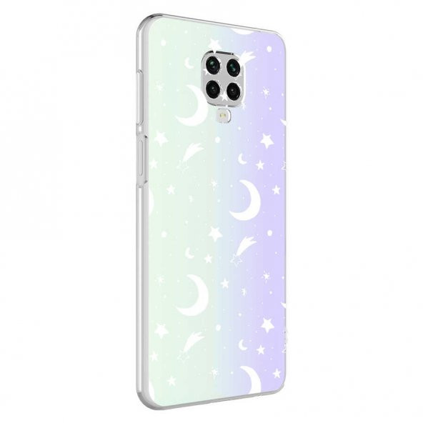 Xiaomi Redmi Note 9S Kılıf M-Blue Desenli Kapak