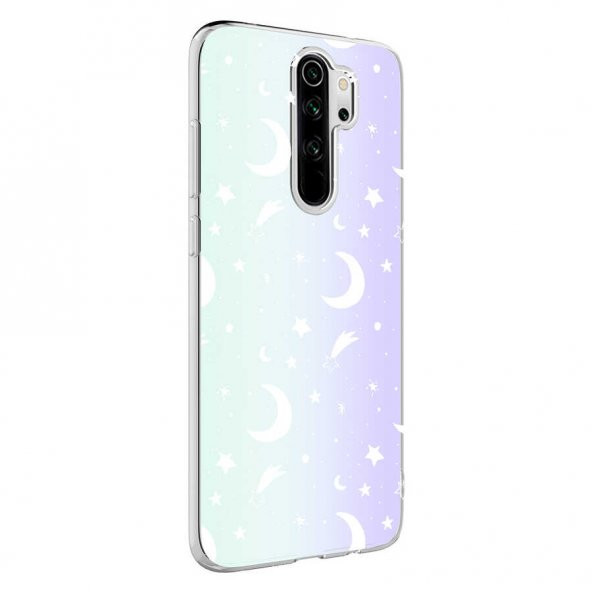 Xiaomi Redmi Note 8 Pro Kılıf M-Blue Desenli Kapak