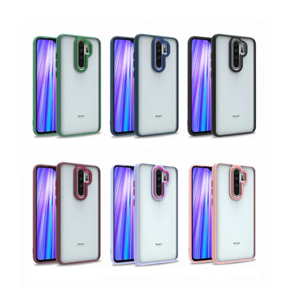 Zore Xiaomi ile uyumlu Redmi Note 8 Pro Kılıf Flora Kapak - 3