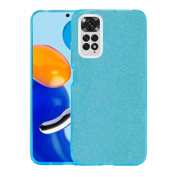 Zore Xiaomi ile uyumlu Redmi Note 11S Global Kılıf Shining Silikon