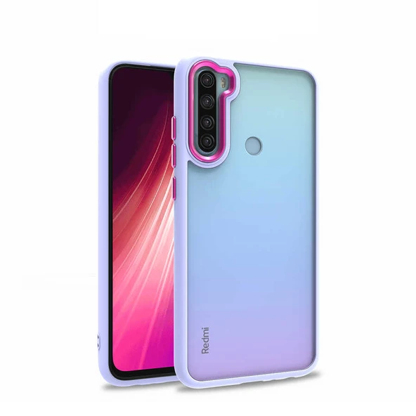 Zore Xiaomi ile uyumlu Redmi Note 8 Kılıf Flora Kapak - 7