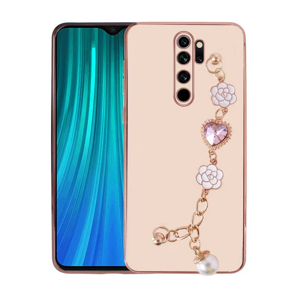 Zore Xiaomi ile uyumlu Redmi Note 8 Pro Kılıf El Tutamaçlı Kamera Korumalı Taka Silikon Kapak - 5
