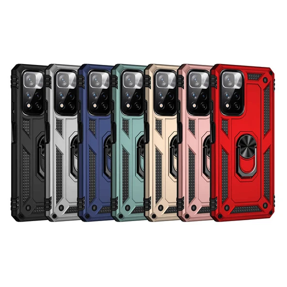 Zore Xiaomi ile uyumlu Redmi Note 11 Pro Plus 5G Kılıf Vega Kapak - 8