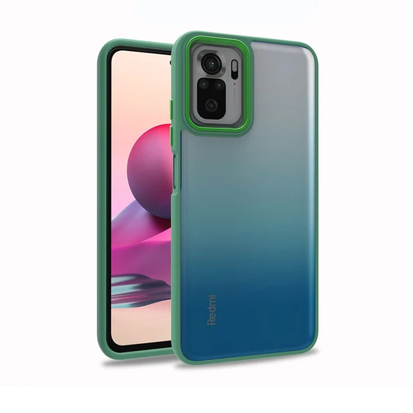 Zore Xiaomi ile uyumlu Redmi Note 10S Kılıf Flora Kapak - 5