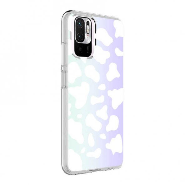 Xiaomi Redmi Note 10S Kılıf M-Blue Desenli Kapak - 2
