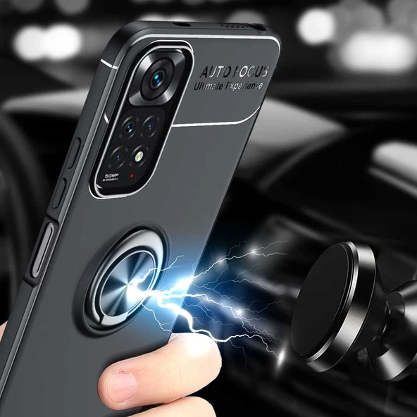 Zore Xiaomi ile uyumlu Redmi Note 11 Global Kılıf Ravel Silikon Kapak - 5