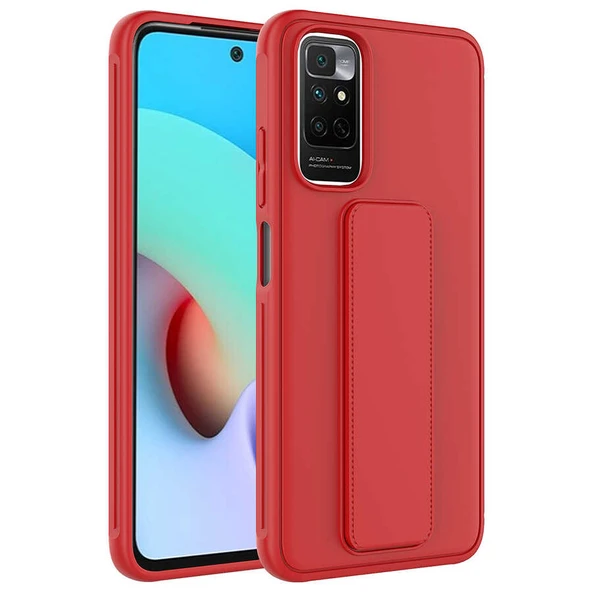 Zore Xiaomi ile uyumlu Redmi Note 11 Global Kılıf Qstand Kapak - 7