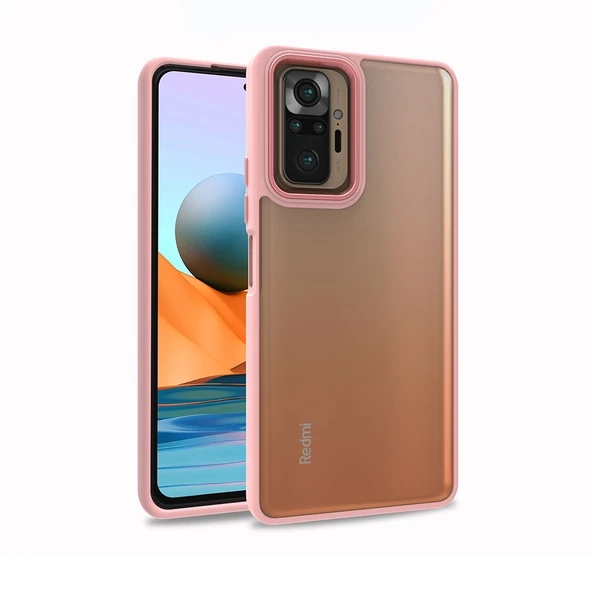 Zore Xiaomi ile uyumlu Redmi Note 10 Pro Kılıf Flora Kapak - 9