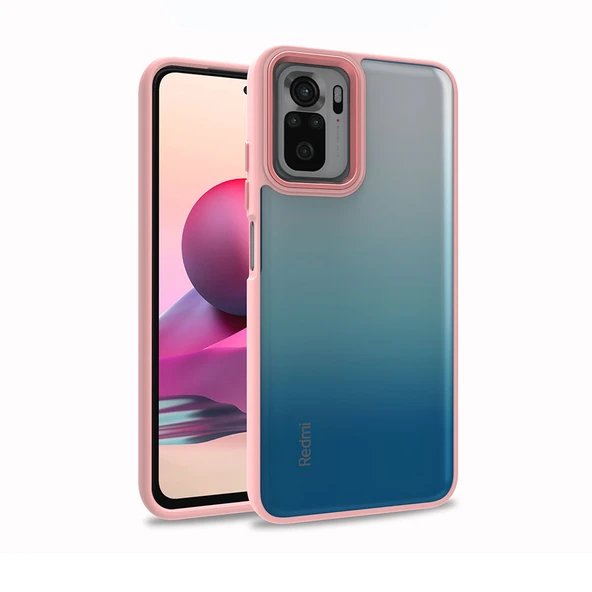 Zore Xiaomi ile uyumlu Redmi Note 10S Kılıf Flora Kapak - 9