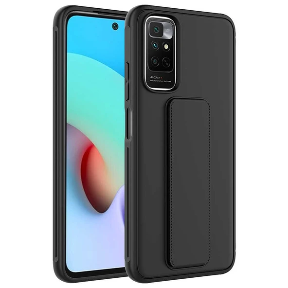 Zore Xiaomi ile uyumlu Redmi Note 11 Global Kılıf Qstand Kapak - 9