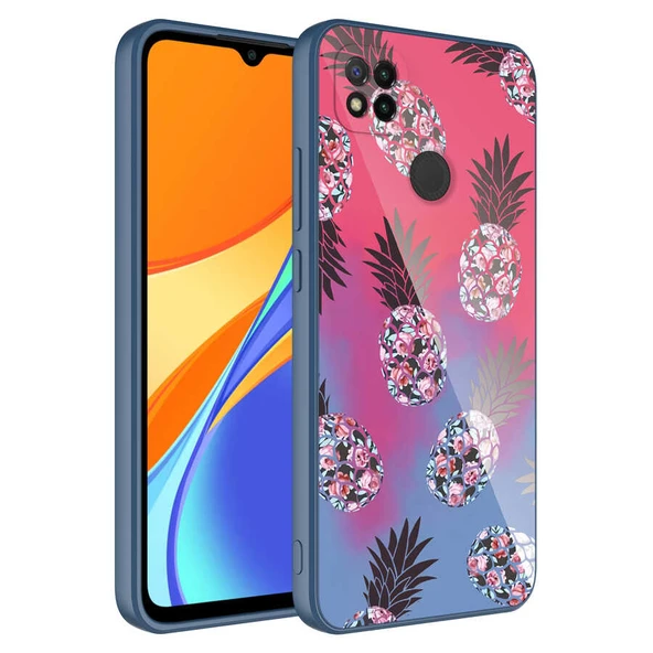 Zore Xiaomi ile uyumlu Redmi 9C Kılıf Kamera Korumalı Desenli Sert Silikon Epoksi Kapak - 9