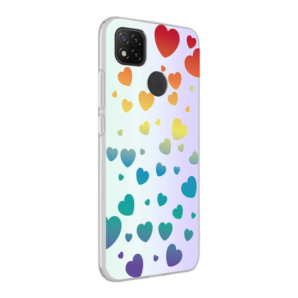 Zore Xiaomi ile uyumlu Redmi 9C Kılıf M-Blue Desenli Kapak - 5