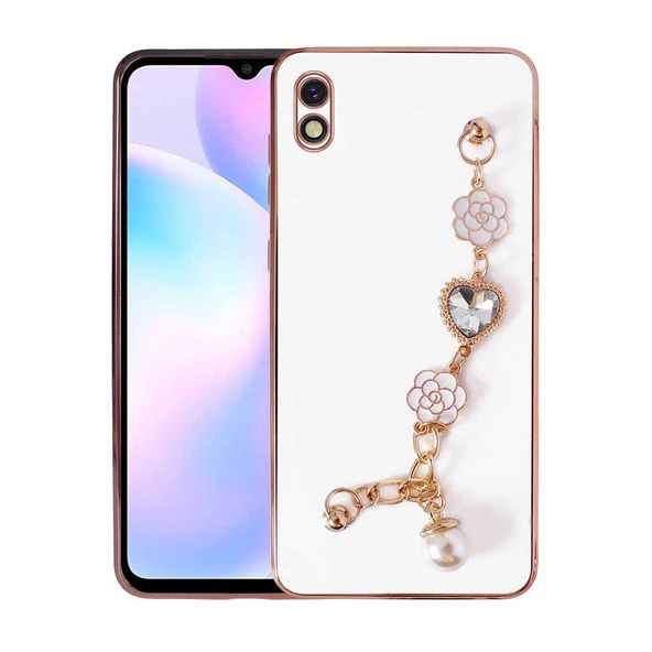 Zore Xiaomi ile uyumlu Redmi 9A Kılıf El Tutamaçlı Kamera Korumalı Taka Silikon Kapak - 3