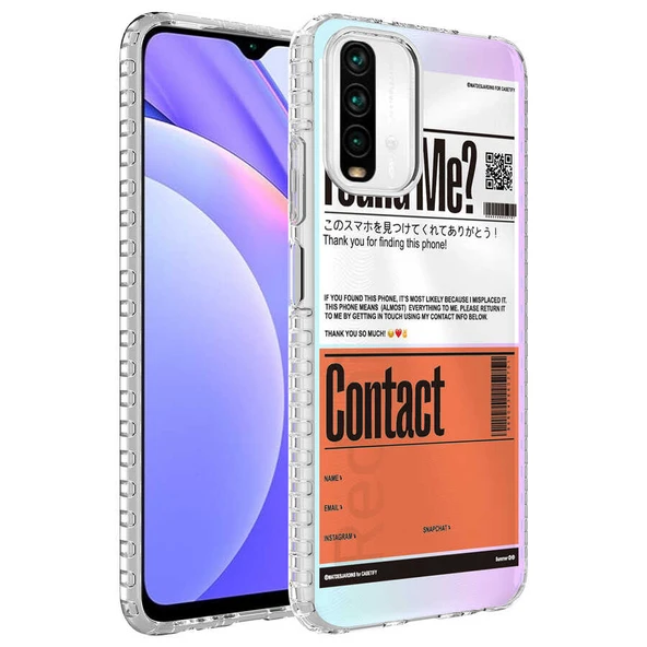 Zore Xiaomi ile uyumlu Redmi Note 10 Kılıf Airbag Kenarlı Renkli Desenli Silikon Elegans Kapak - 7