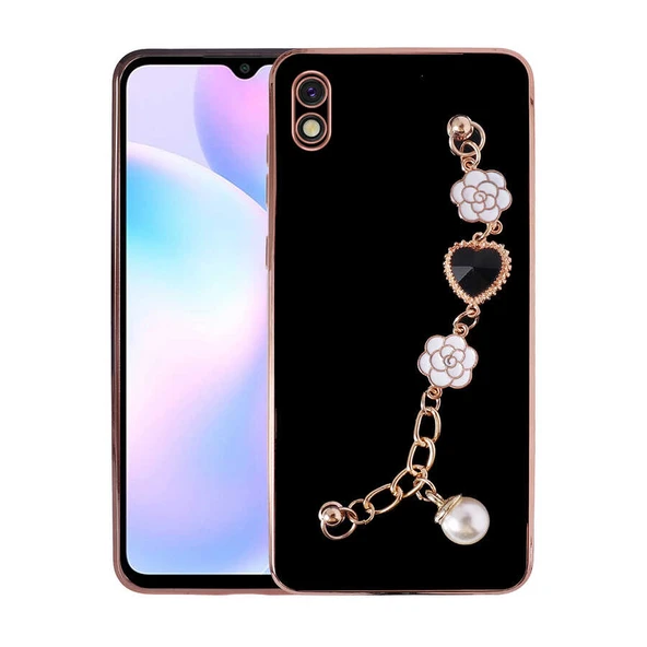 Zore Xiaomi ile uyumlu Redmi 9A Kılıf El Tutamaçlı Kamera Korumalı Taka Silikon Kapak - 6