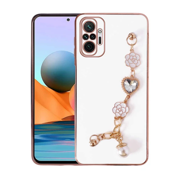 Zore Xiaomi ile uyumlu Redmi Note 10 Pro Kılıf El Tutamaçlı Kamera Korumalı Taka Silikon Kapak