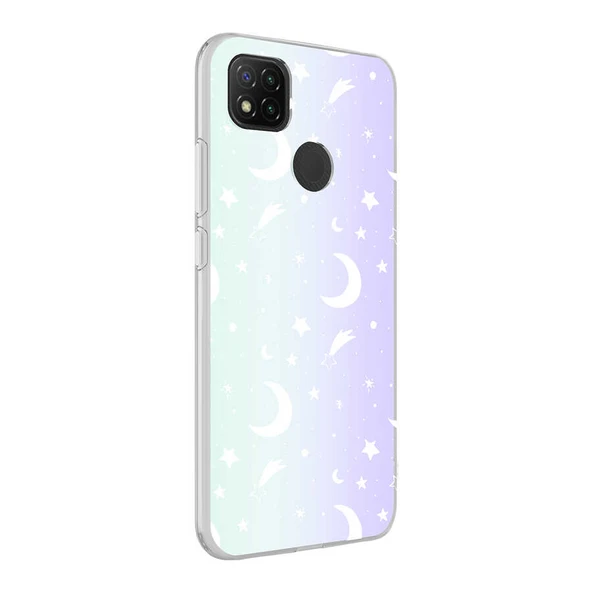 Zore Xiaomi ile uyumlu Redmi 9C Kılıf M-Blue Desenli Kapak - 6