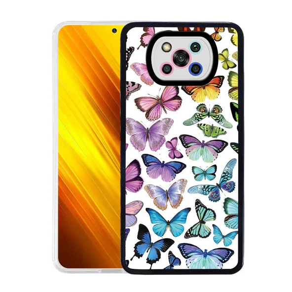 Zore Xiaomi ile uyumlu Poco X3 Kılıf M-Fit Desenli Kapak - 5