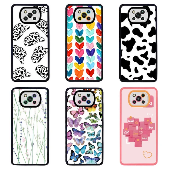 Zore Xiaomi ile uyumlu Poco X3 Kılıf M-Fit Desenli Kapak - 2