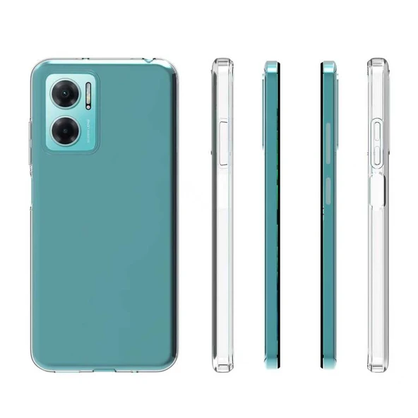 Zore Xiaomi ile uyumlu Redmi 10 5G Kılıf Süper Silikon Kapak - 4
