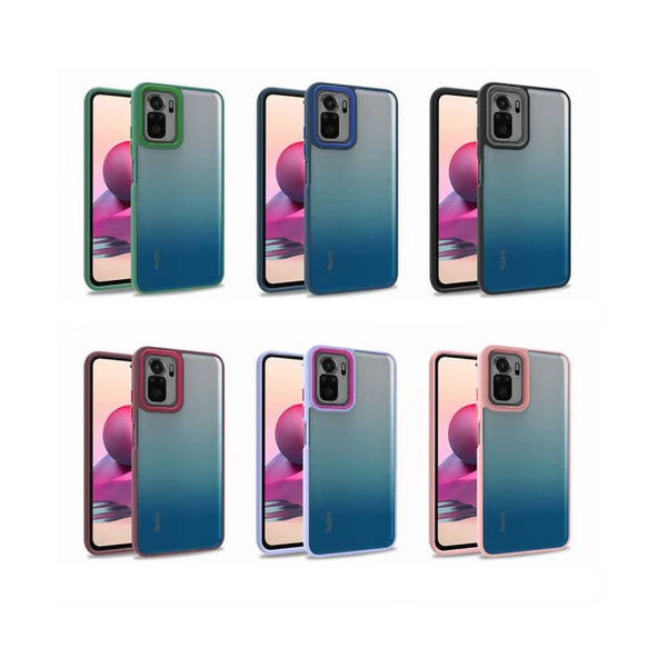 Zore Xiaomi ile uyumlu Poco M5S Kılıf Flora Kapak - 4