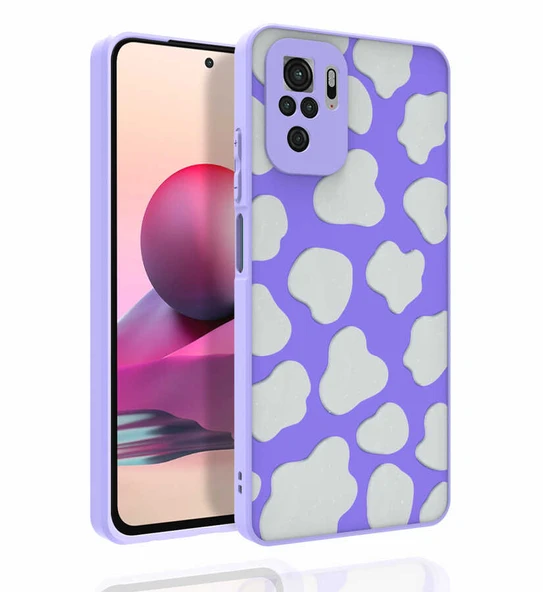 Zore Xiaomi ile uyumlu Poco M5S Kılıf Desenli Kamera Korumalı Parlak Nora Kapak - 8