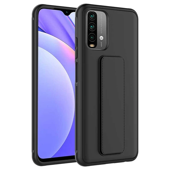 Zore Xiaomi ile uyumlu Poco M5S Kılıf Qstand Kapak - 9
