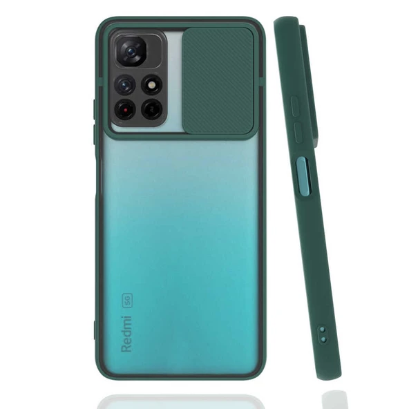 Zore Xiaomi ile uyumlu Poco M4 Pro 5G Kılıf Lensi Kapak - 9
