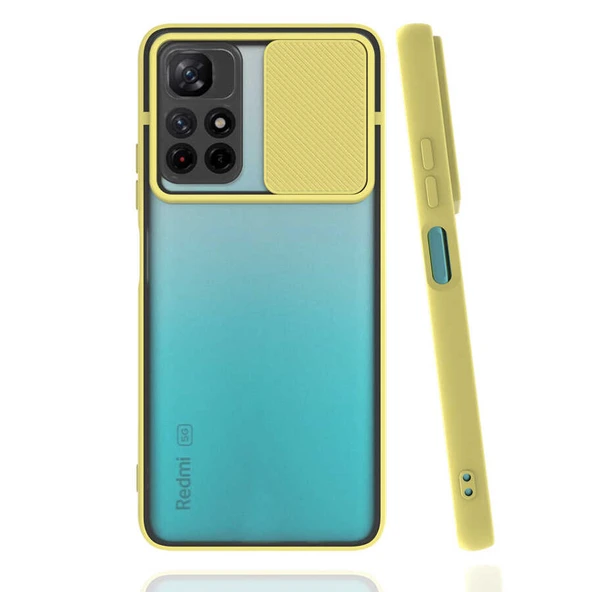 Zore Xiaomi ile uyumlu Poco M4 Pro 5G Kılıf Lensi Kapak - 1